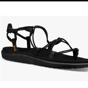 Teva Voya Infinity Sandals Black NWT